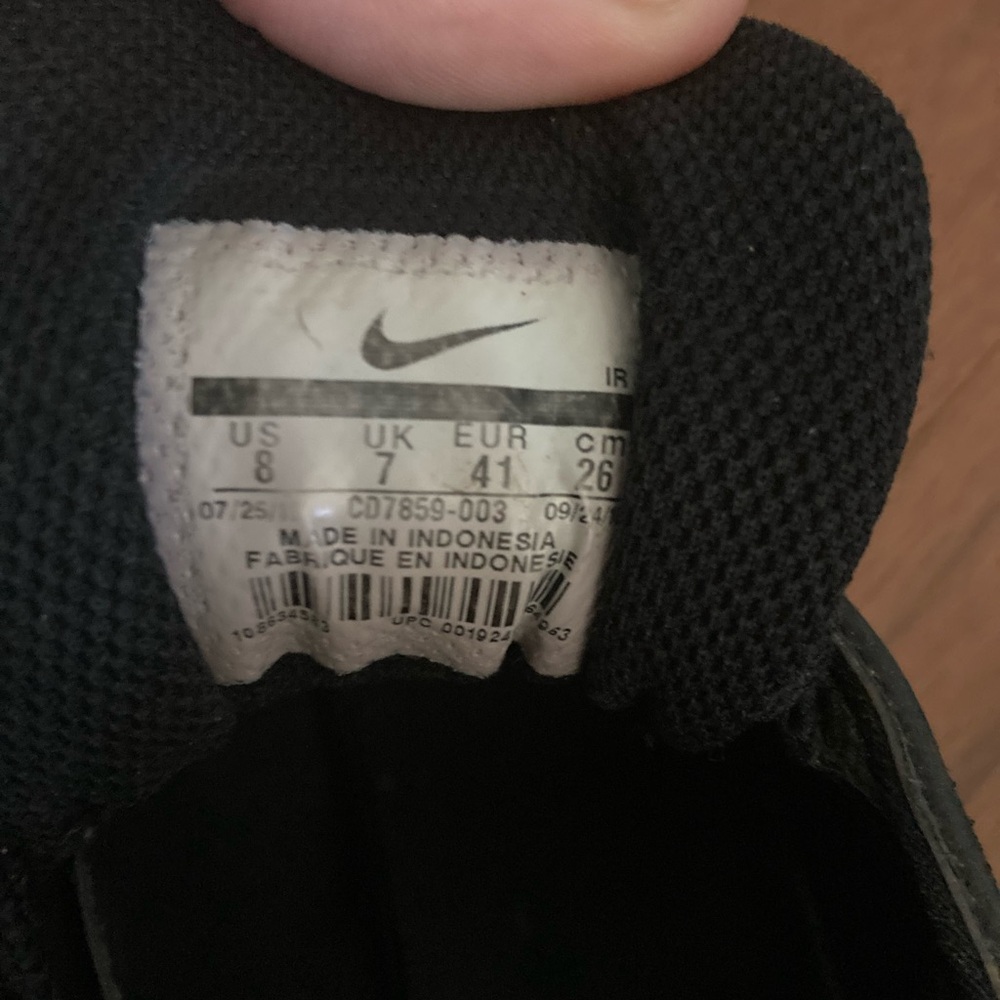 Nike Black Mesh Sneakers